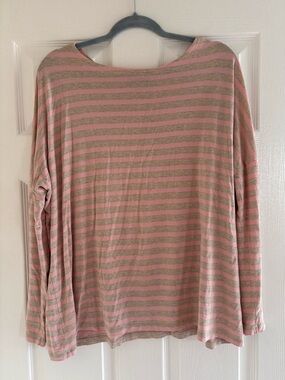 Hatch Striped Long Sleeve Top